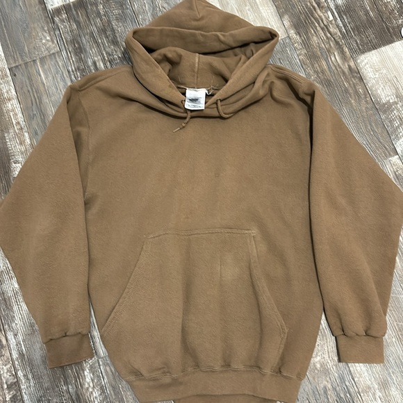 Vintage rare nike blank no swoosh hoodie travis scott size large made in usa. - Picture 6 of 8